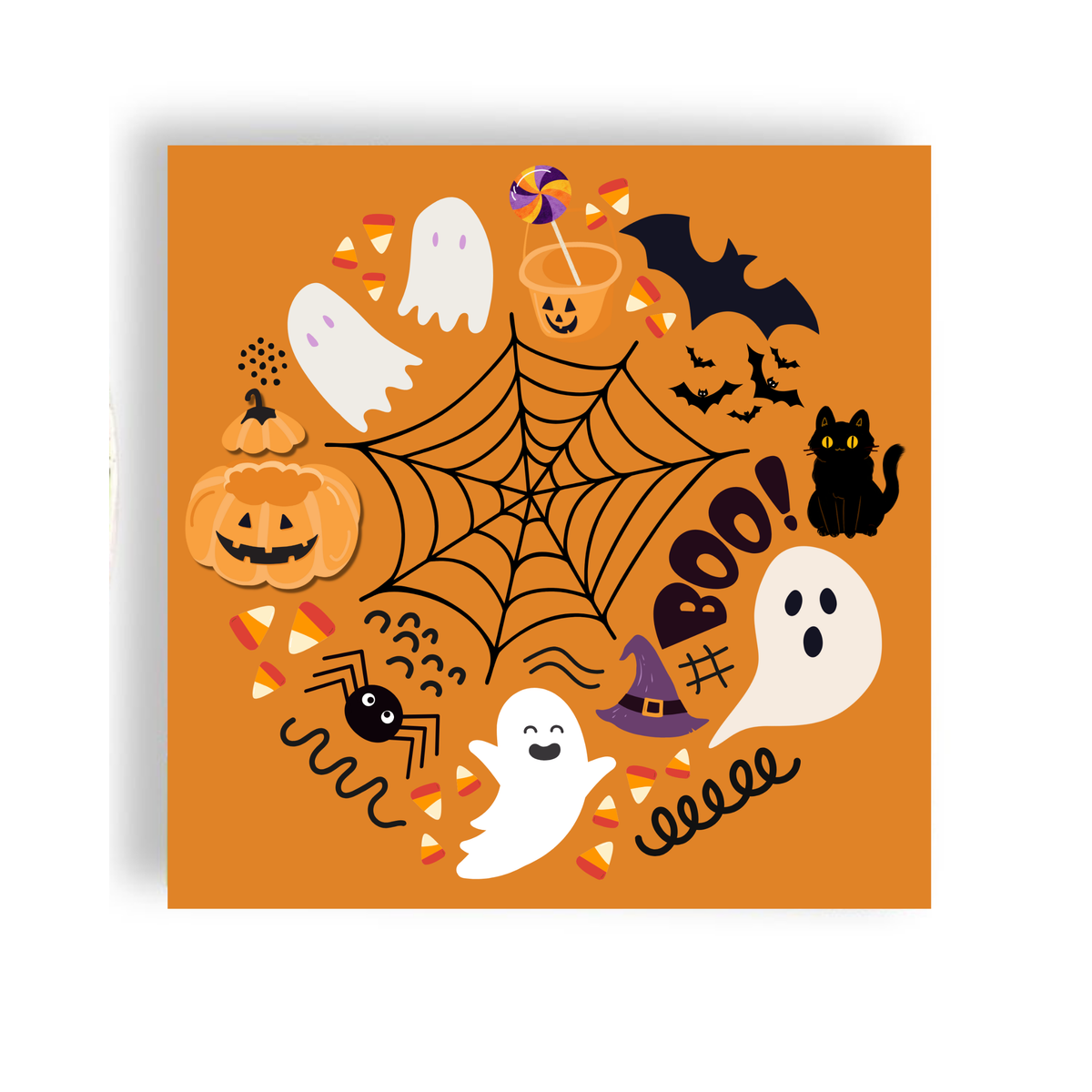 Spooky Supper | Halloween Cocktail Napkin