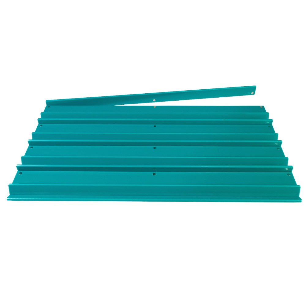 My Fair Mahjong - MAHJONG RACKS | Premium Acrylic | 4 Racks + 4 Pushers: Solid Teal