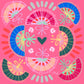 KEVA and Created By - Bonjour Mahjong Coasters Set of 4