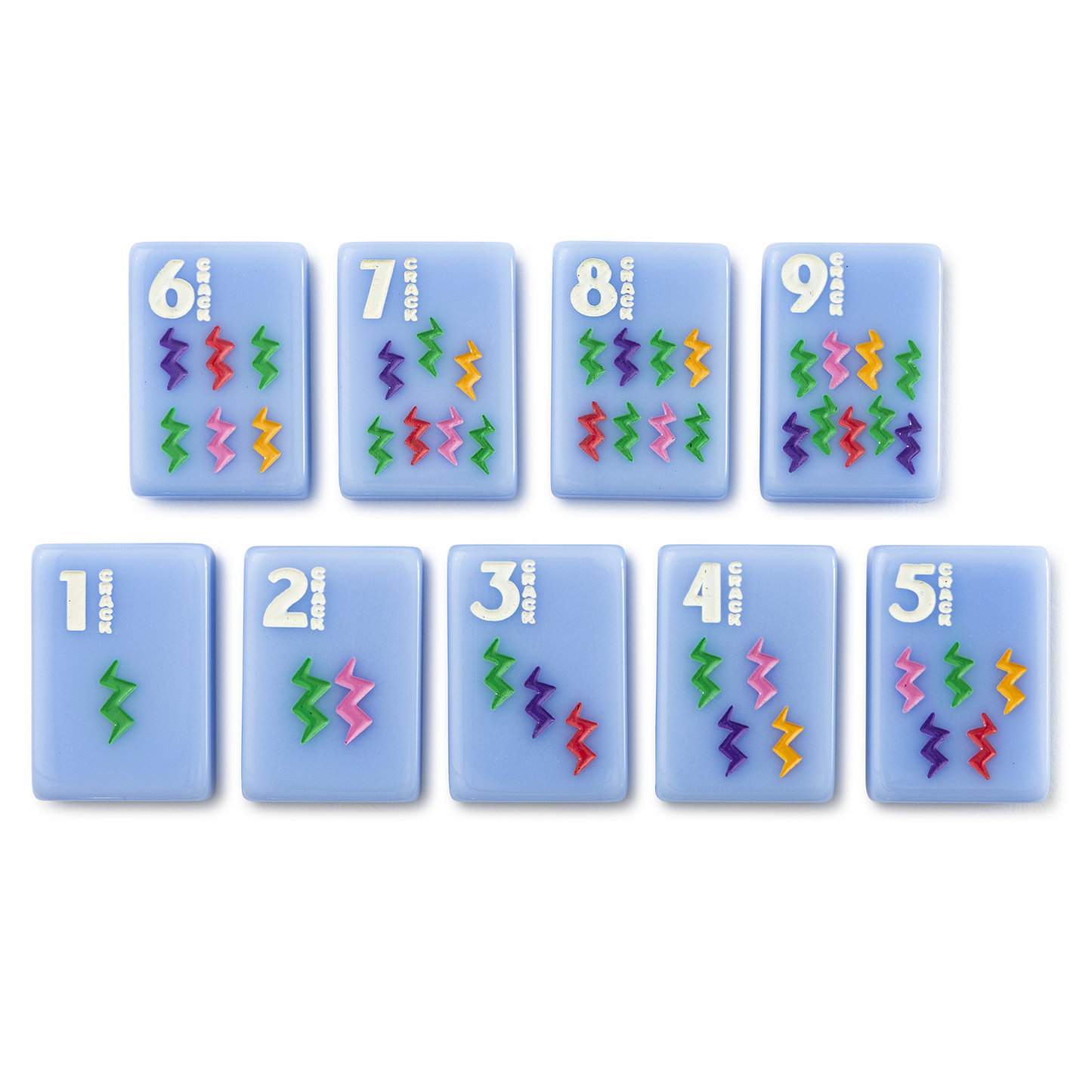 Amahj Line - Signature Engraved Tile Set- Blue