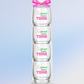 Fabuplates - Mahjong Stemless Tossware 4 ct Set Wine Glasses "It's About Bam Time"