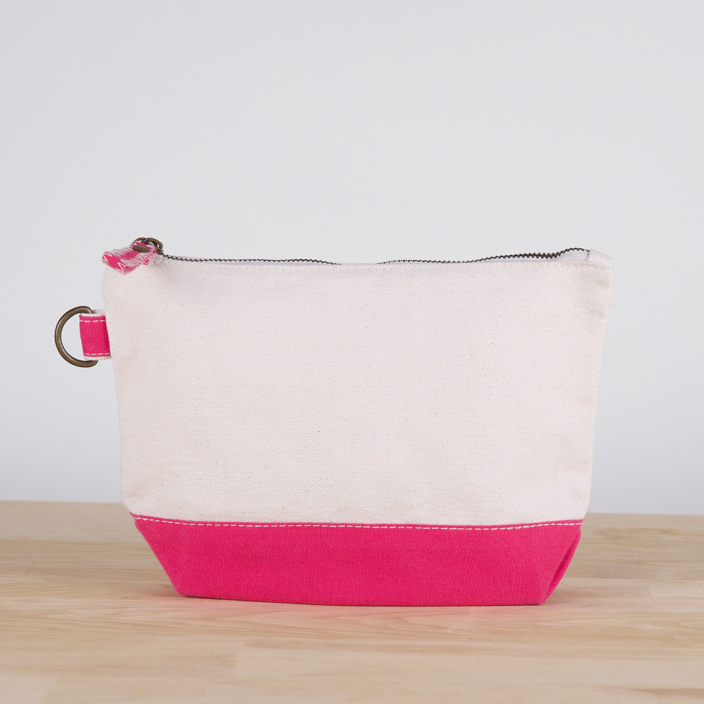 ShoreBags - All In Zip Top Pouch: Pink / No Monogram