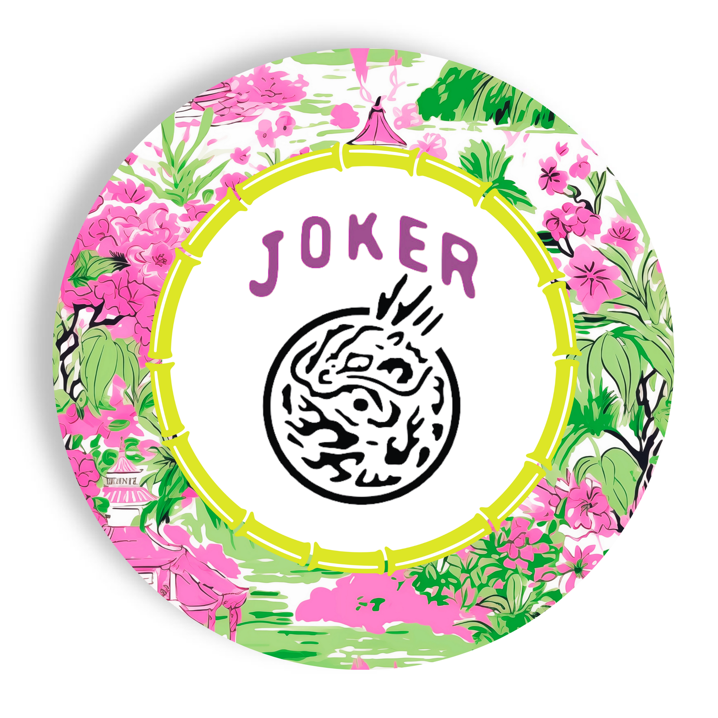 Fabuplates - Mahjong Joker 24ct 7" Paper Plates– Dessert Separates