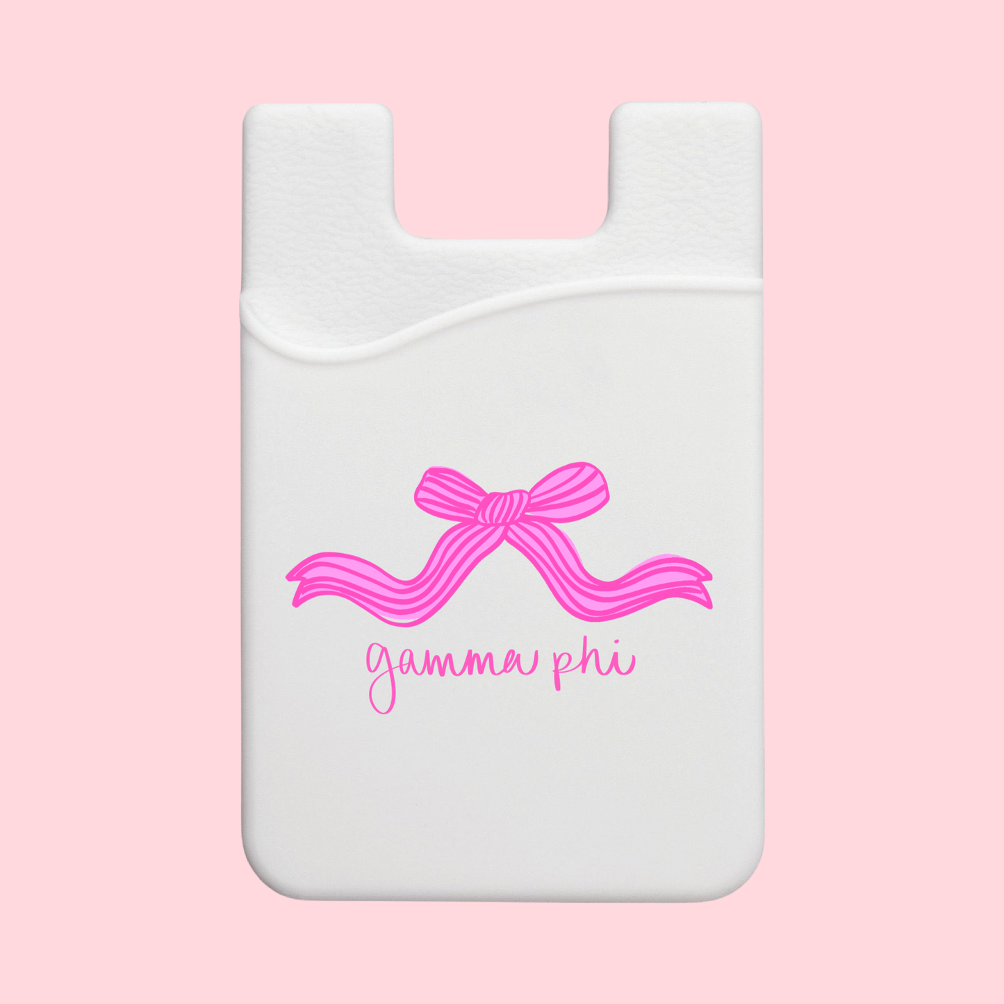 Gamma Phi Beta Coquette Bow Sorority Phone Wallet