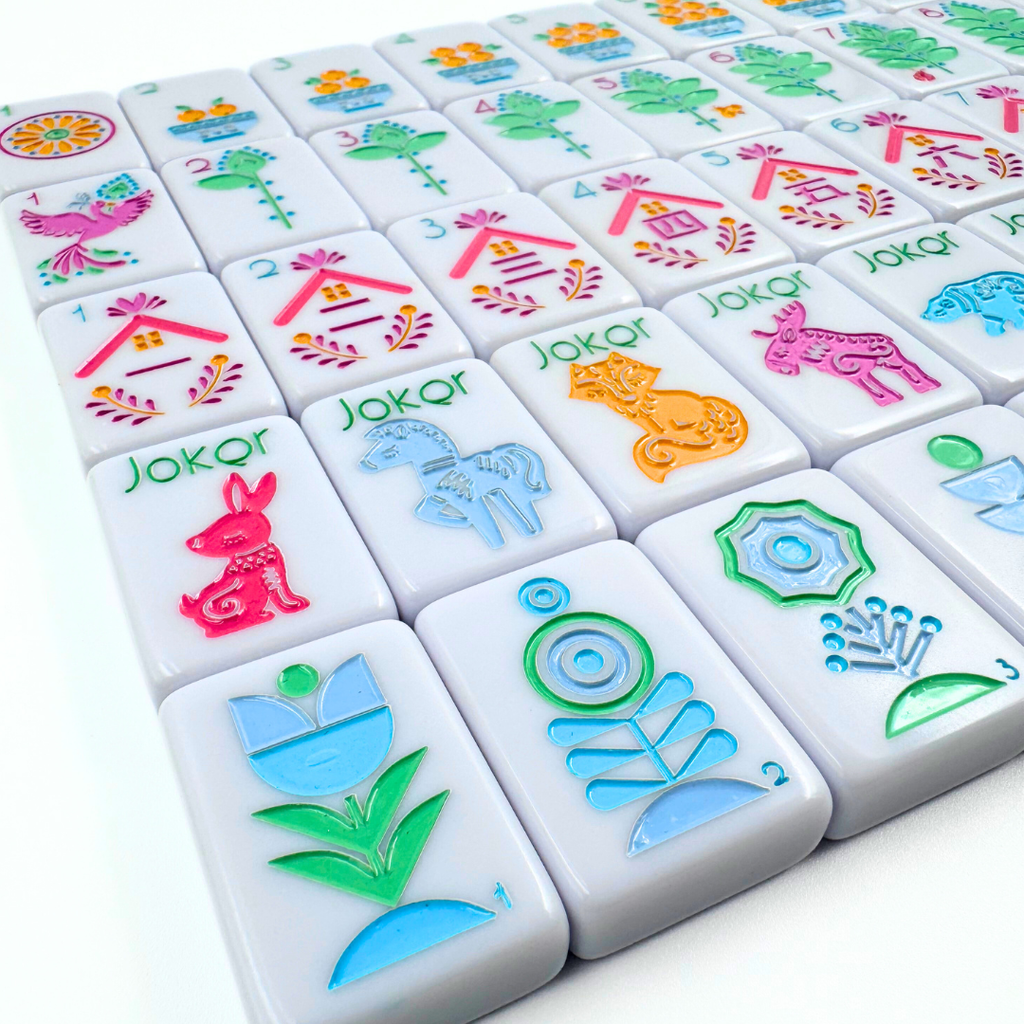 LIMITED TIME SALE  - My Fair Mahjong - THE SCANDINAVIAN FOLK ART SERIES | Mahjong with Nordic Style