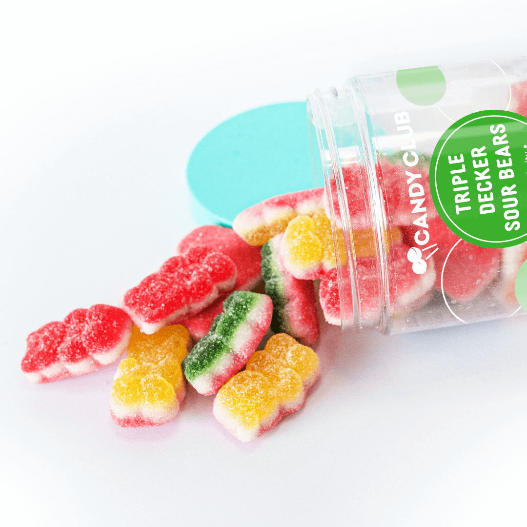 Triple-Decker Sour Bears Candy