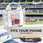 Case-Mate - Case-Mate Clear Stadium Bag: Silver Chrome