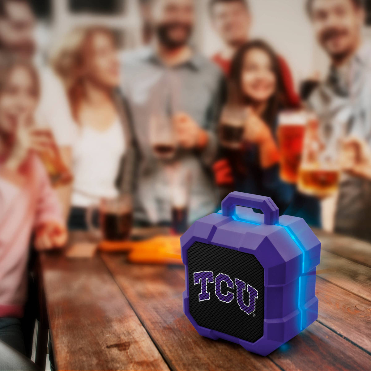 Prime Brands Group - NCAA TCU Horned Frogs Shockbox Wireless Speaker