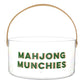 Mahj Acrylic Party Bucket - Mahjong Munchies: 8.25" Dia x 4" H