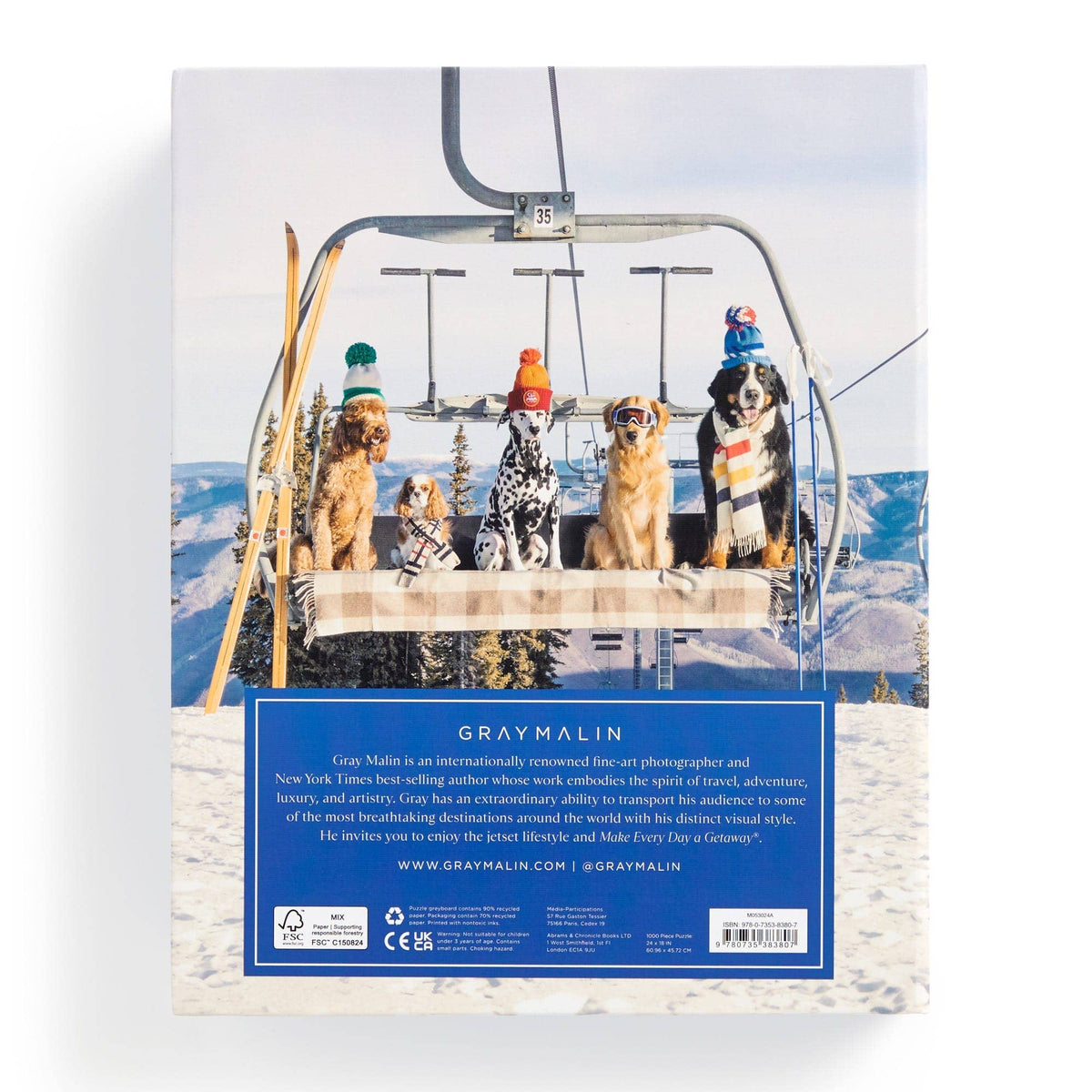 Gray Malin Aspen Book Box Puzzle