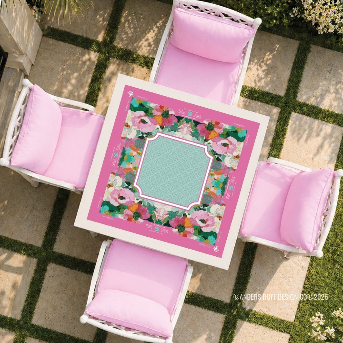 Anders Ruff Design Co. - Flora Belle Mahjong Mat