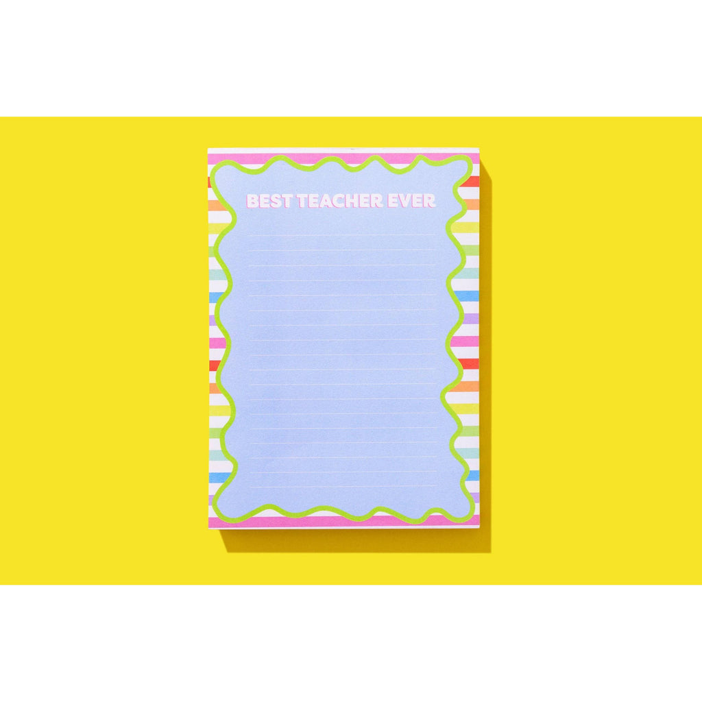 Best Teacher Ever Notepad with Magnet