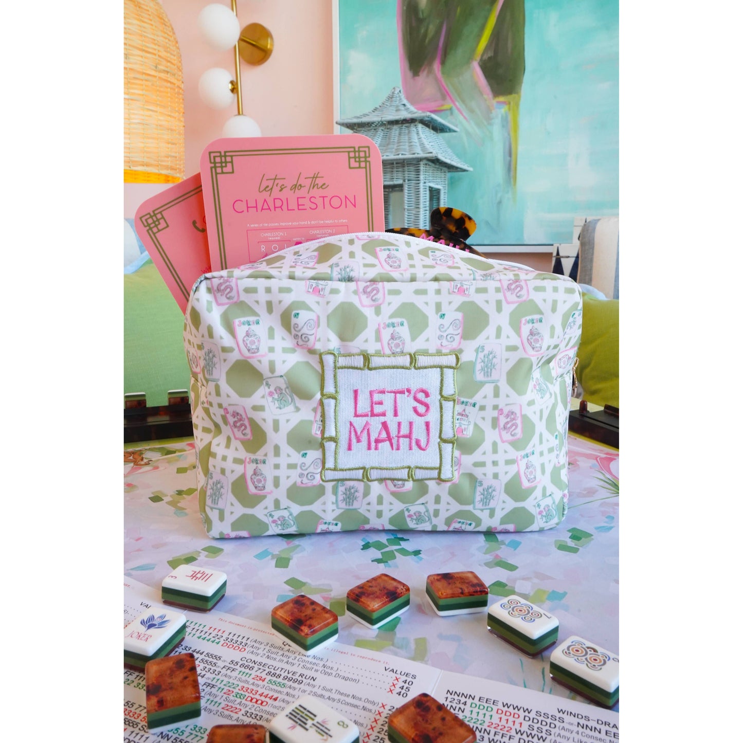 KENZKUSTOMZ - Let's Mahj - XL Travel Bag