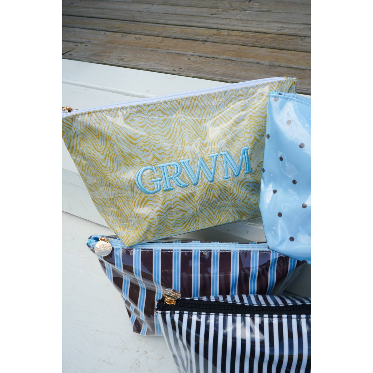 Clear Coat Bag for Embrodiery - Fall Collection: Chartreuse Zebra - KENKUSTOMZ
