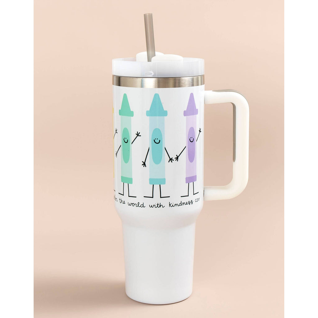 Color The World With Kindness 40oz Tumbler