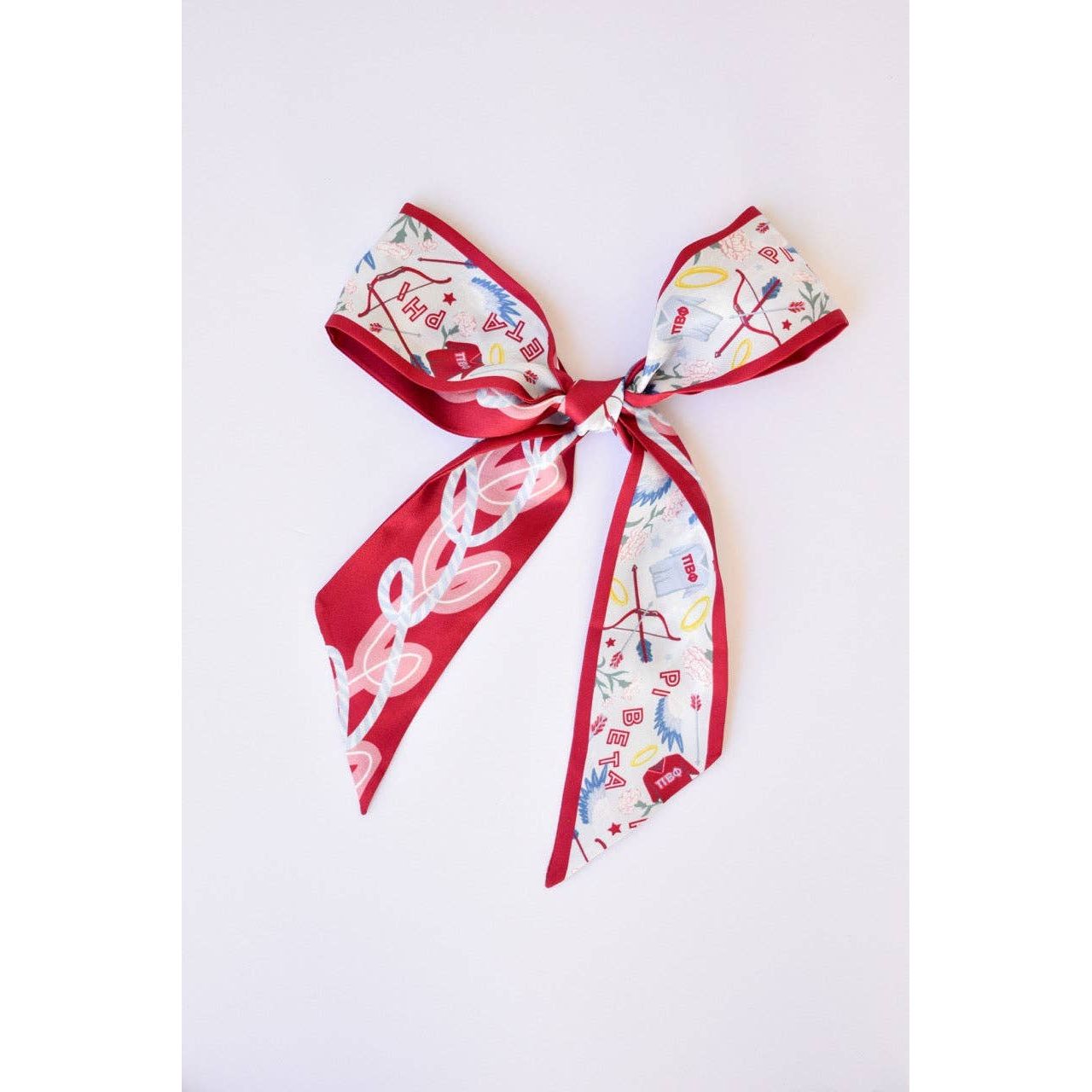Saturday Silks - Pi Beta Phi Skinny Scarf