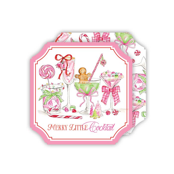 Merry Little Cocktail Christmas Candy | Coaster