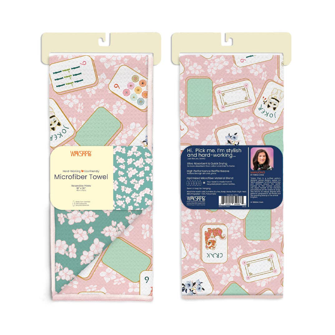 WerkShoppe - Mahjong Microfiber Kitchen Towel