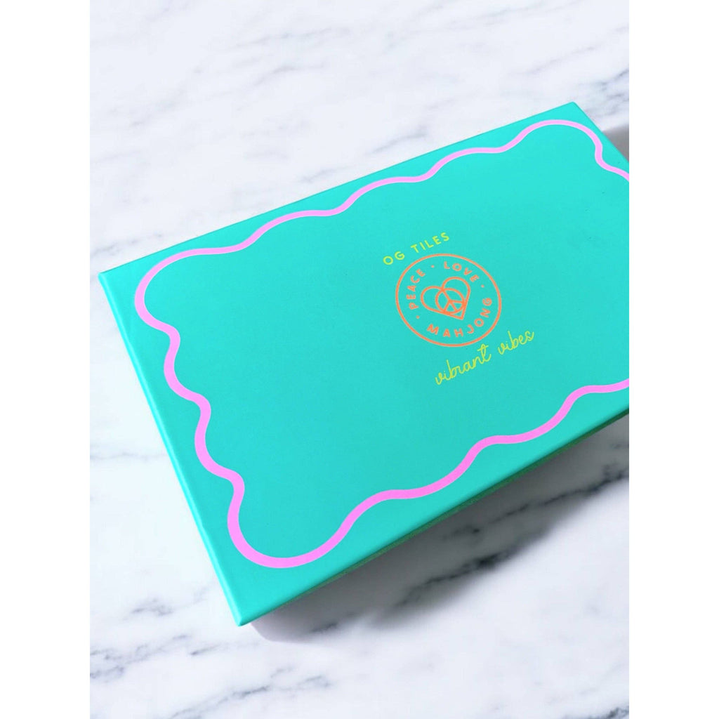 Peace Love Mahjong - OG Mahj Tiles - Vibrant Vibes Tiles: Vibrant Vibes
