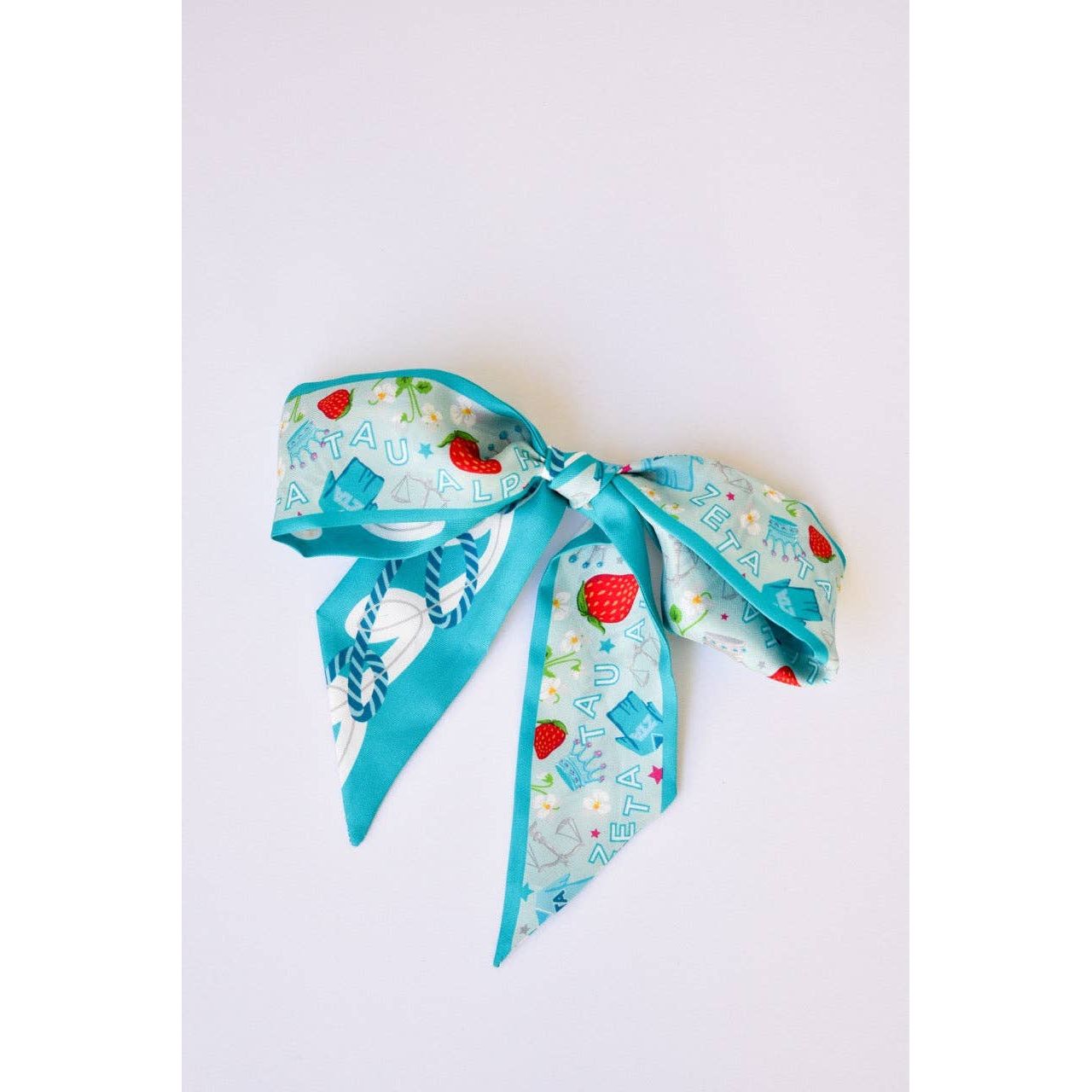 Saturday Silks - Zeta Tau Alpha Skinny Scarf