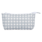 Small Tyvek® Zipper Pouch | Lilac Gingham