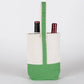 ShoreBags - 2- Bottle Canvas Wine Gift Host Bag: Maroon
