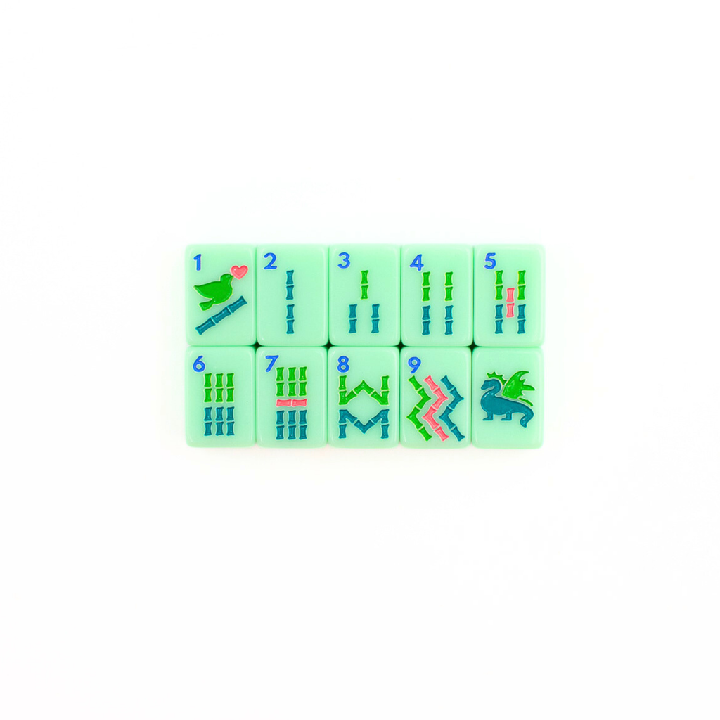 LIMITED TIME SALE - My Fair Mahjong - MINI TRAVEL MAHJONG  |  Mini Anywhere Series  |  Green