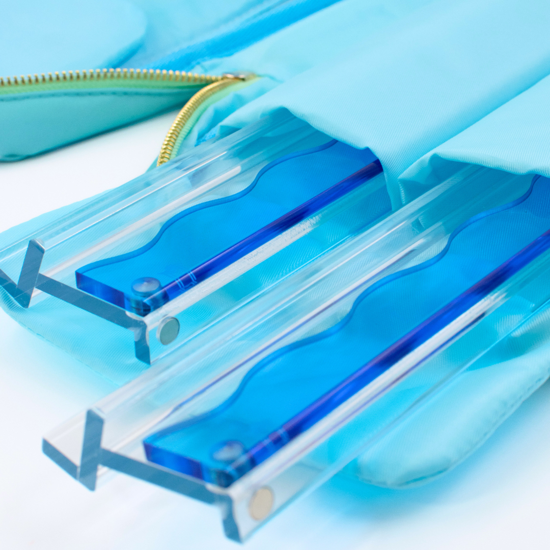 My Fair Mahjong - Mahjong Rack Bag  |  Fits 20" Racks + Folded Mat : Arrows- Purple Rack Bag