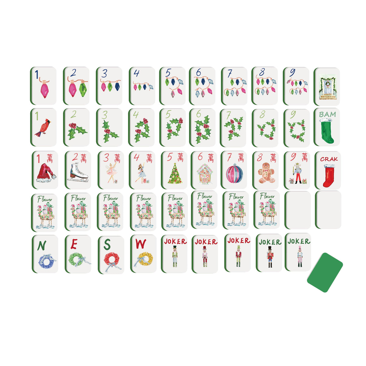 KEVA - Holiday Lights Mahjong Kit