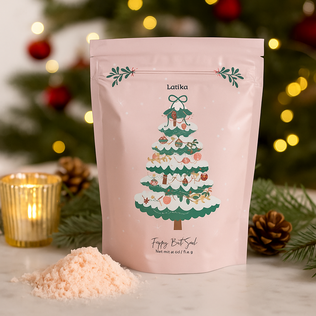 Latika Beauty - Pink Christmas🎄 Fizzing Bath Soak