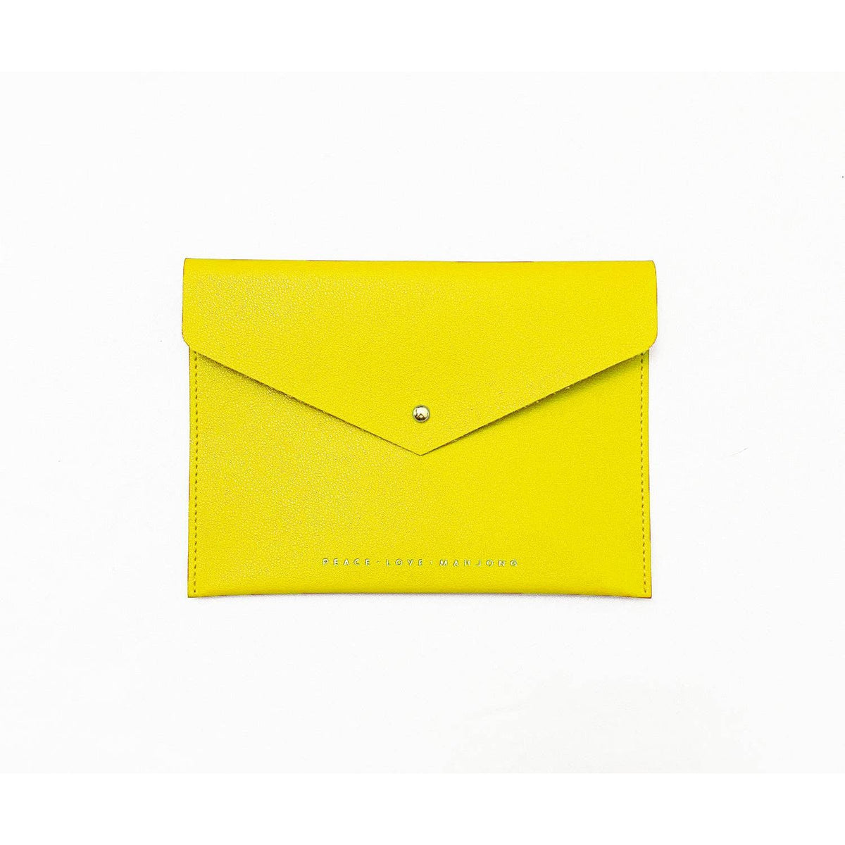 Peace Love Mahjong - Card Clutch: Serenity Blue - Large Size