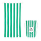 Dock & Bay USA  Quick Dry Towels - Cabana - Cancun Green: Large (63x35")