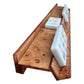 Peace Love Mahjong - Acrylic Burlwood Mahjong Racks & Pushers (Set of 4)