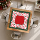 Anders Ruff Design Co. - NEOPRENE Candy Cane Lane Holiday Mahjong Mat | Christmas