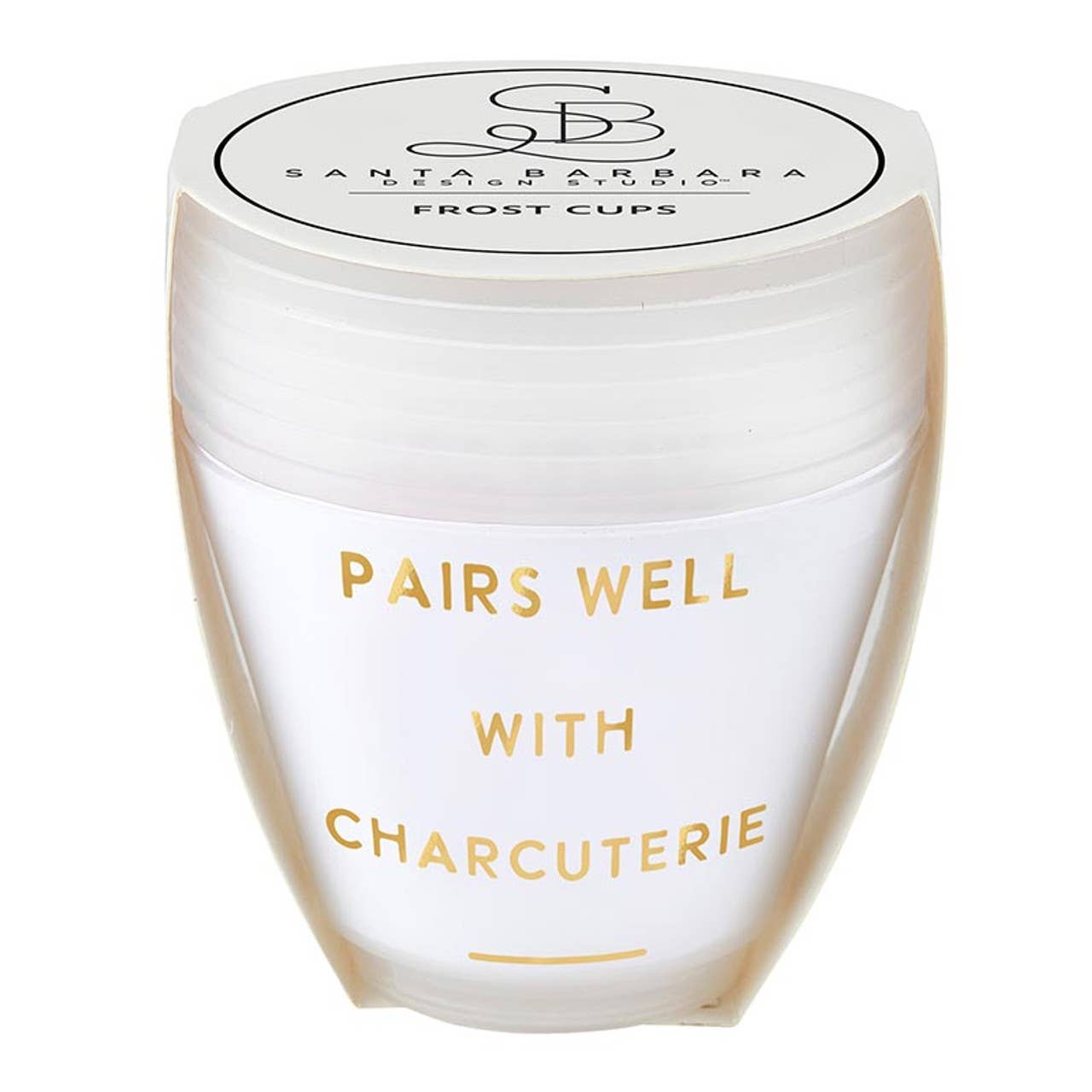 Santa Barbara Design Studio by Creative Brands - Frost Cup - Pairs Well - Set of 8: Hand Wash Only / BPA Free, Plastic, Paper