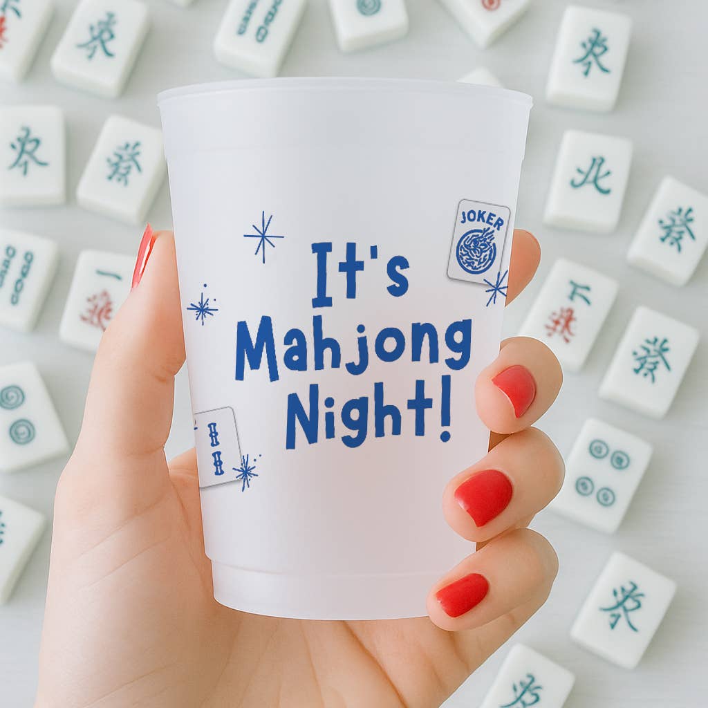 Natty Michelle Paperie - Mahjong Night Frosted Cups