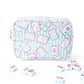 Mahjong Stripe Clear Coated Rectangular Cosmetic Case
