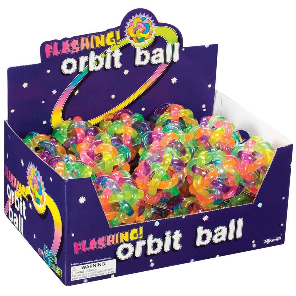Toysmith - Flashing Orbit Ball Fun Light Up Toy