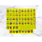 Peace Love Mahjong - Mod Tiles - Chartreuse: Chartreuse