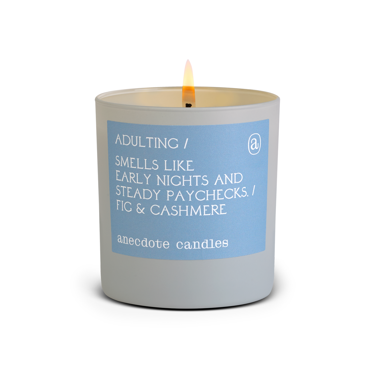 Anecdote Candles - Adulting (Fig & Cashmere) Candle: 9 oz boxed