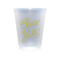 Cheers, Y'all! | Frosted Acrylic Cups