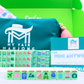 My Fair Mahjong - MINI TRAVEL MAHJONG  |  Mini Anywhere Series  |  Green