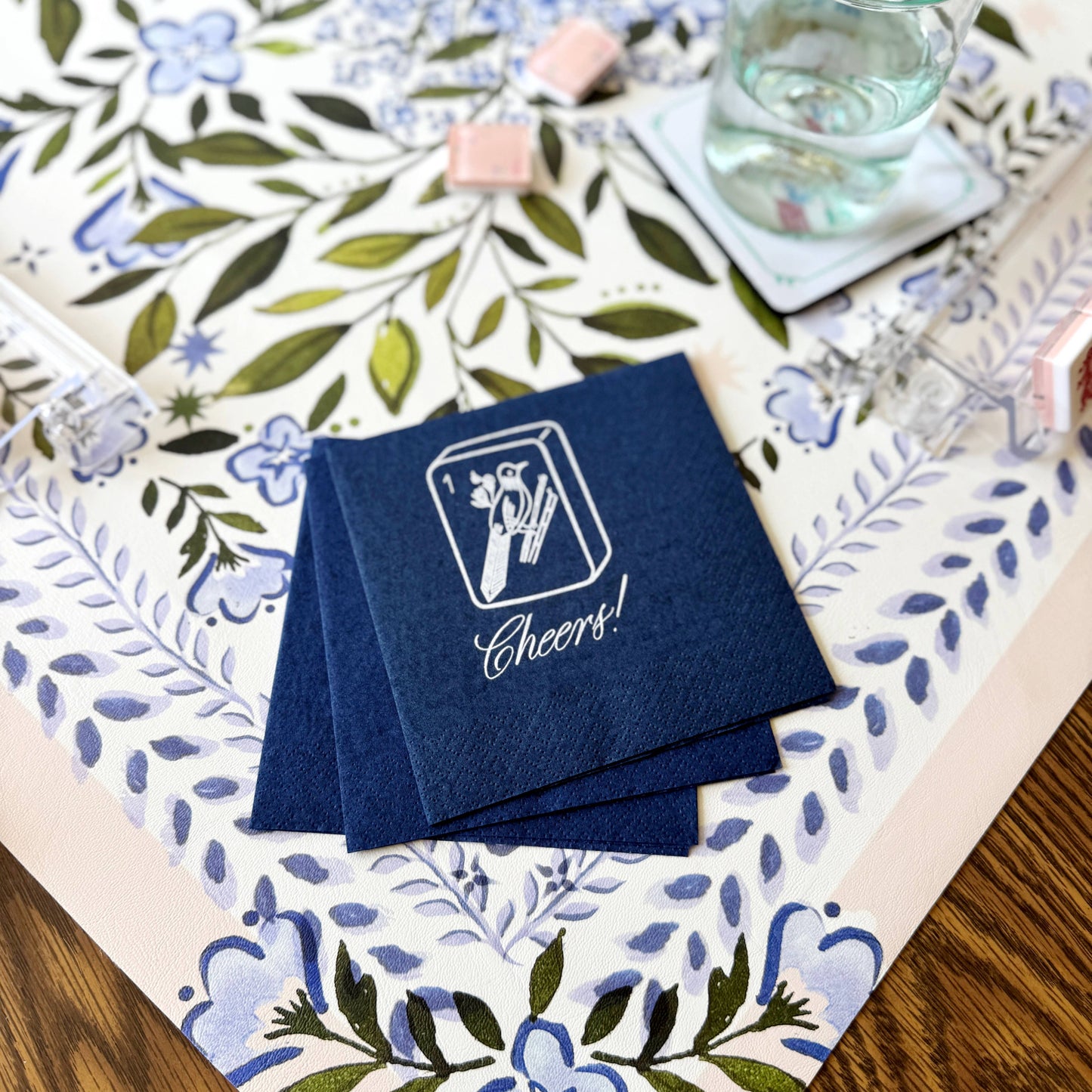 Natty Michelle Paperie - Mahjong Bird Bam Cocktail Napkins