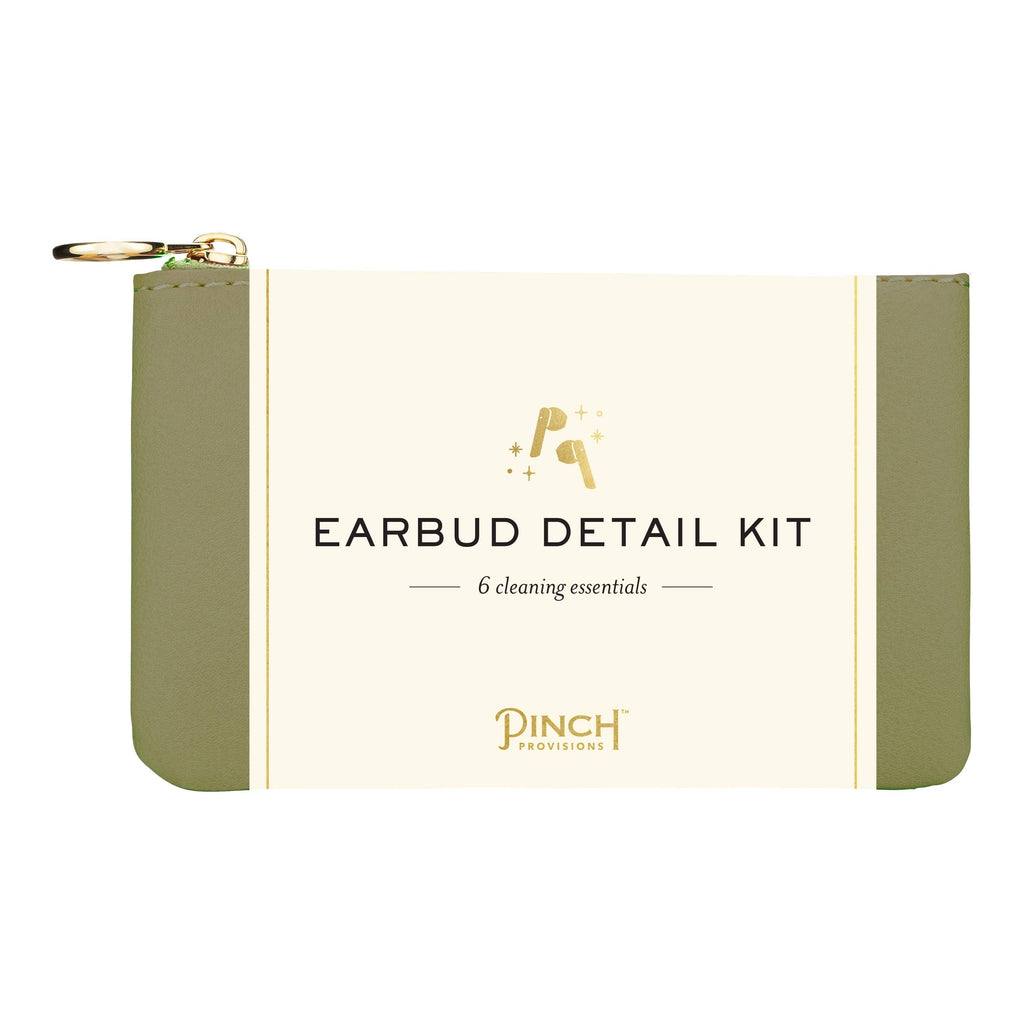 Earbud Detail Kit | Vegan Leather, Unique Tech Gifts: Blush Vegan Leather Pouch