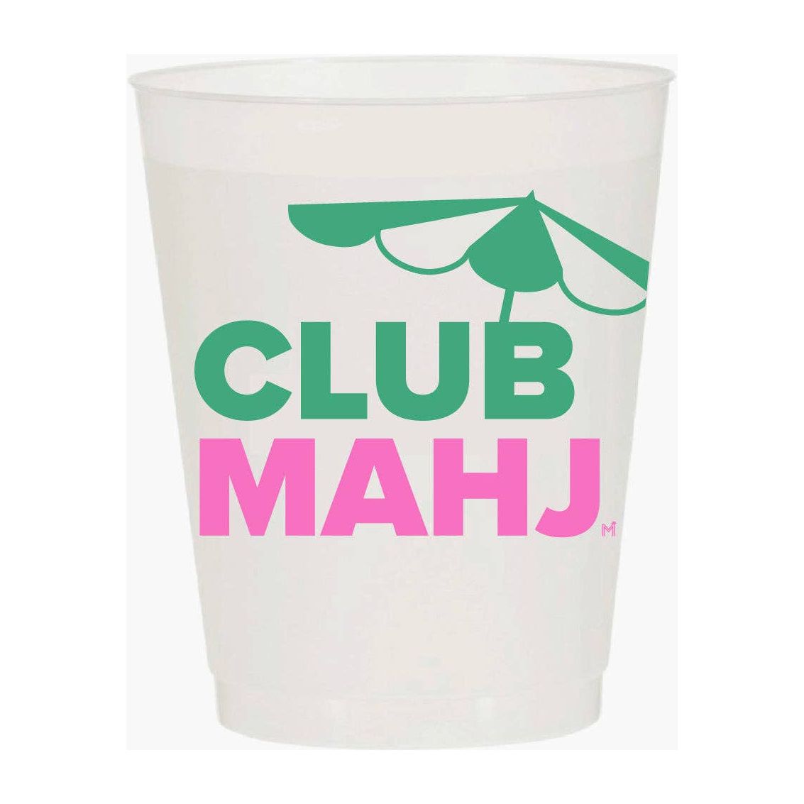 “CLUB MAHJ” MAHJONG FROST FLEX CUPS