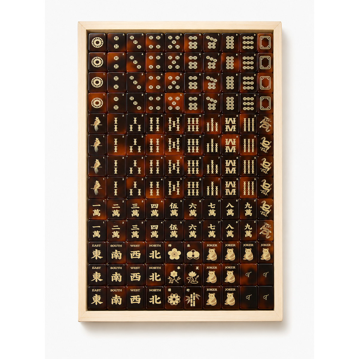 Tala Mahj - Tradewind Mahjong Tile Set -  Tortoise