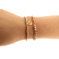 Beaded Blondes - Alpha Chi Omega Charm Bracelet: Standard 6.75 inch