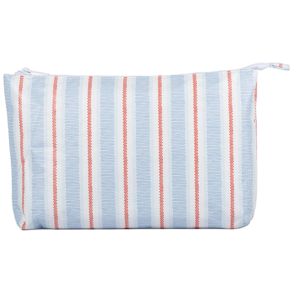 Medium Tyvek® Zipper Pouch | French Stripe