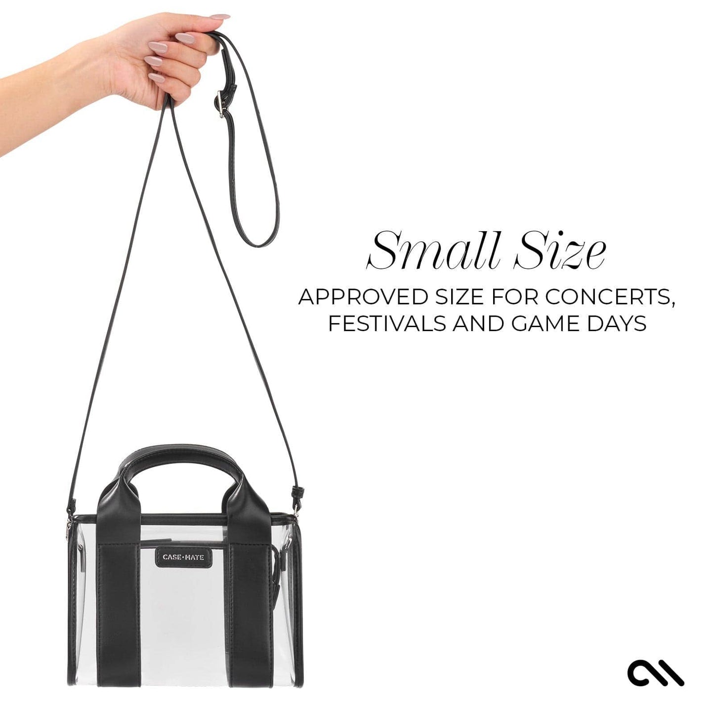 Clear Stadium Bag: Midnight Black - Case-Mate
