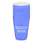 Slant Collections by Creative Brands - Frost Cups - Beach Wine - 8ct: 16 oz, 4.5" h